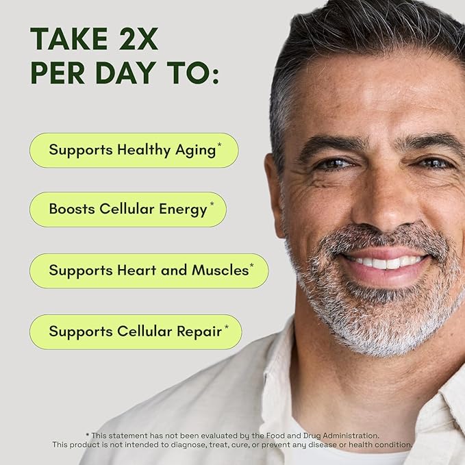 High Purity NAD Supplement for Anti-Aging, Energy, Focus