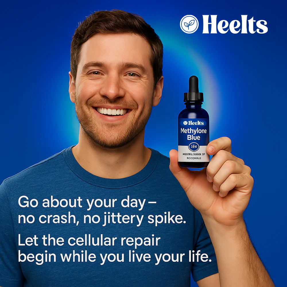 Methylene Blue – Cellular Energy & Brain Focus Booster for Mental Clarity