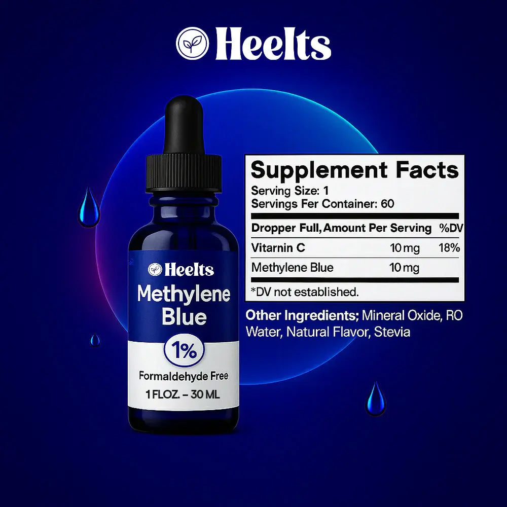 Methylene Blue – Cellular Energy & Brain Focus Booster for Mental Clarity