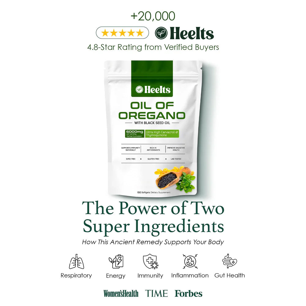 Oil of Oregano & Black Seed® – Immune Support, Gut Health & Natural Energy Formula