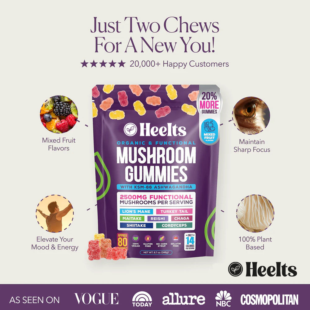 Mushroom Gummies© – Natural Focus, Brain Clarity & Energy Without the Crash