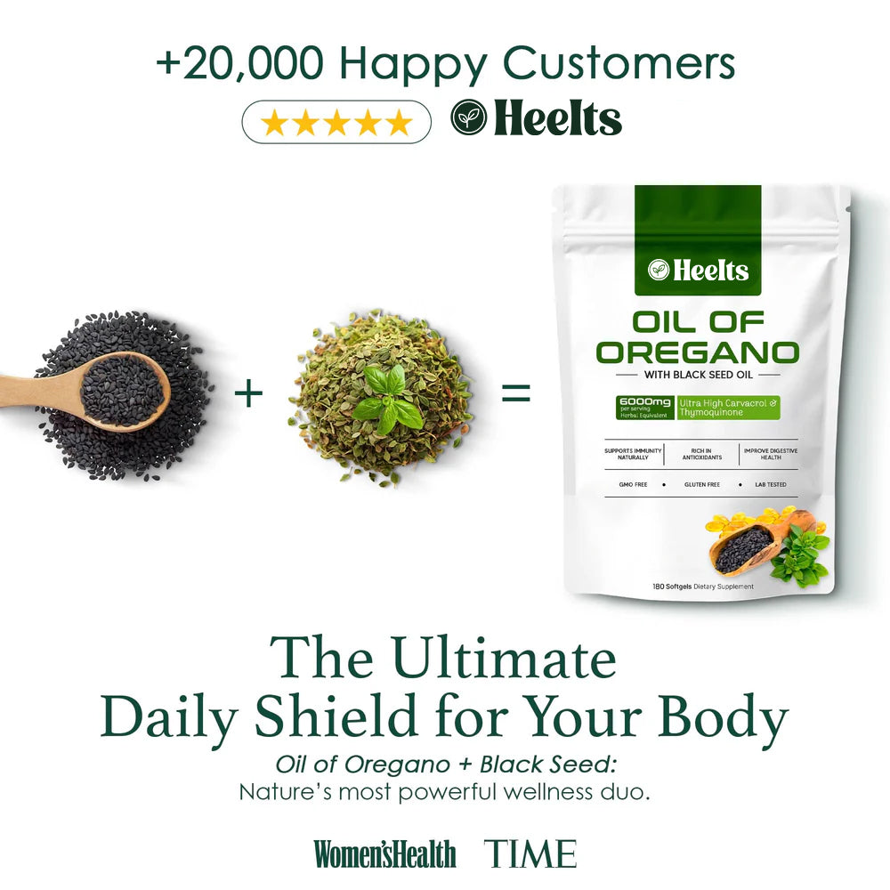 Oil of Oregano & Black Seed® – Immune Support, Gut Health & Natural Energy Formula