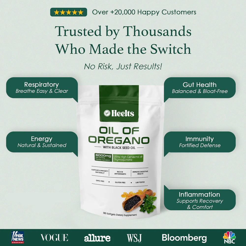Oil of Oregano & Black Seed® – Immune Support, Gut Health & Natural Energy Formula