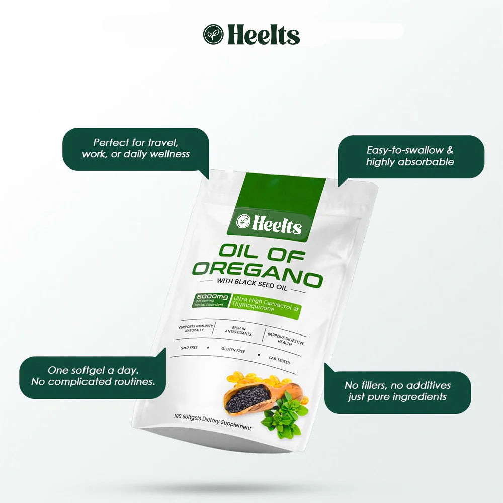 Oil of Oregano & Black Seed® – Immune Support, Gut Health & Natural Energy Formula